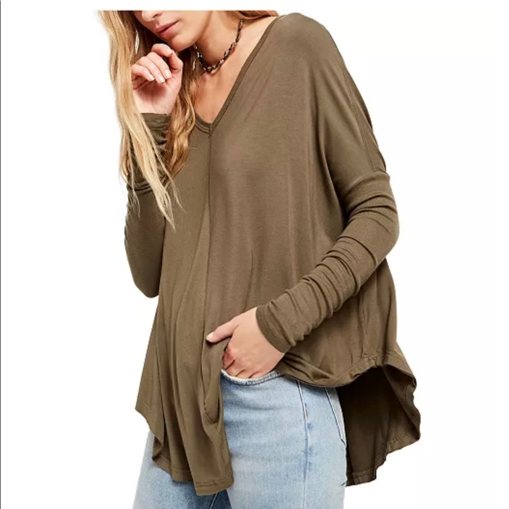 Free People Moonshine Tunic Sz S (fit is oversized)